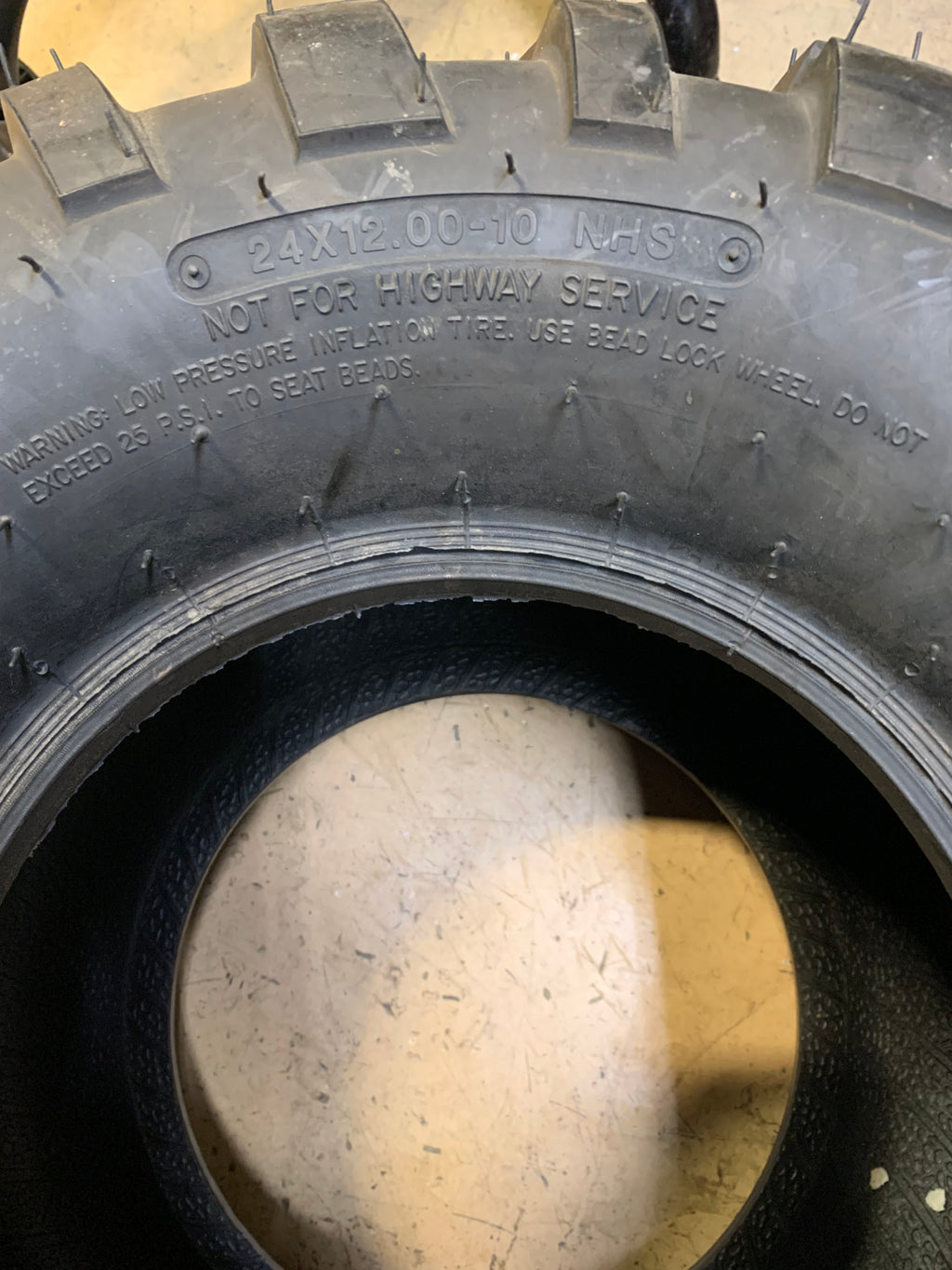 CARLISLE AT489 BSW AT 24 12 10 4PLY  ATV/UTV TIRE 5793A6