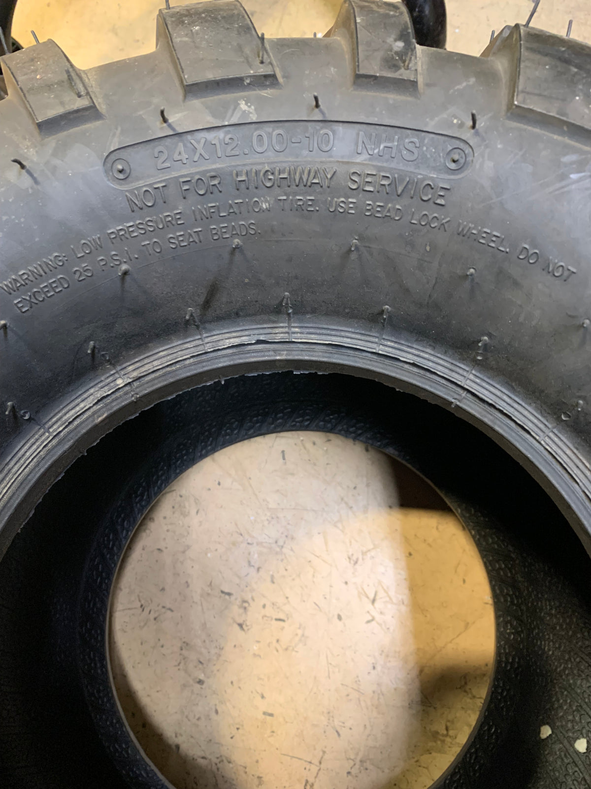 CARLISLE AT489 BSW AT 24 12 10 4PLY  ATV/UTV TIRE 5793A6