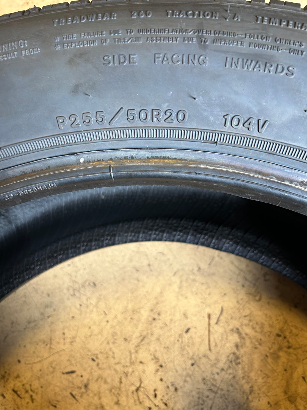GOODYEAR EAGLE RS-A BSW P 255 50 20 104V ALL SEASON TIRE 732550500