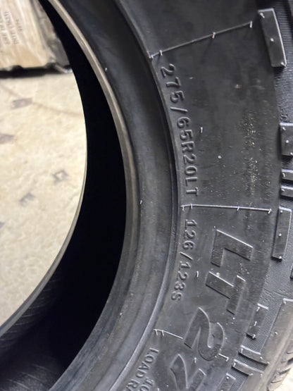 NOS LINGLONG CROSSWIND A/T BSW LT  275 65 20 126/123Q LRE 10 PLY ALL TERRAIN TIRE CTL43