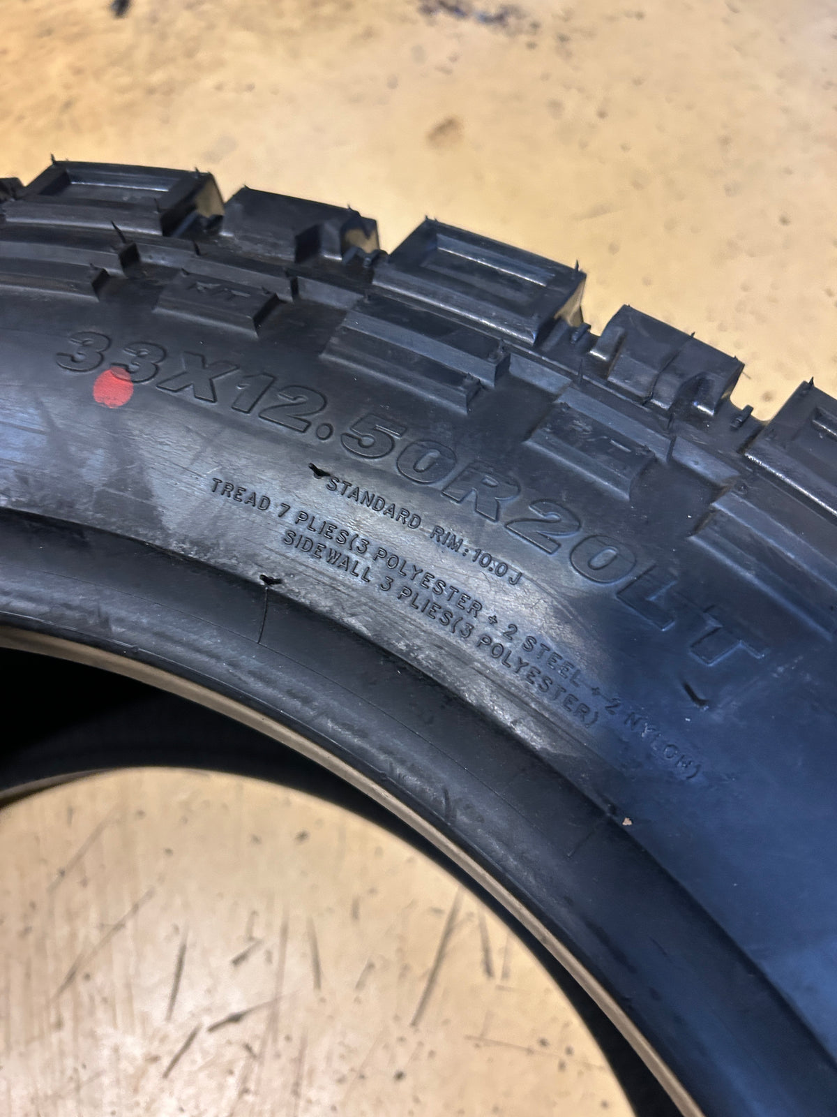 KENDA KLEVER R/T BSW LT 33 12.5 20 119R 12PLY RUGGED TIRE 601009