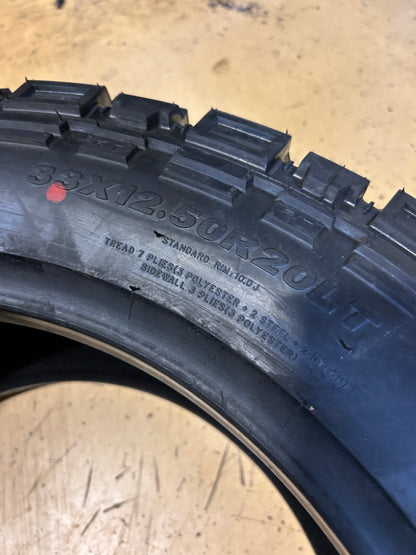 KENDA KLEVER R/T BSW LT 33 12.5 20 119R 12PLY RUGGED TIRE 601009