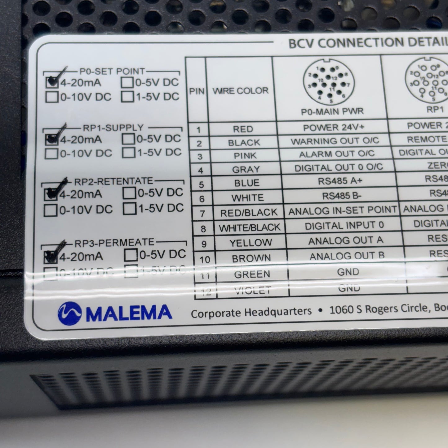 BSG BIOTECH CONTROL VALVE KIT BCV-980