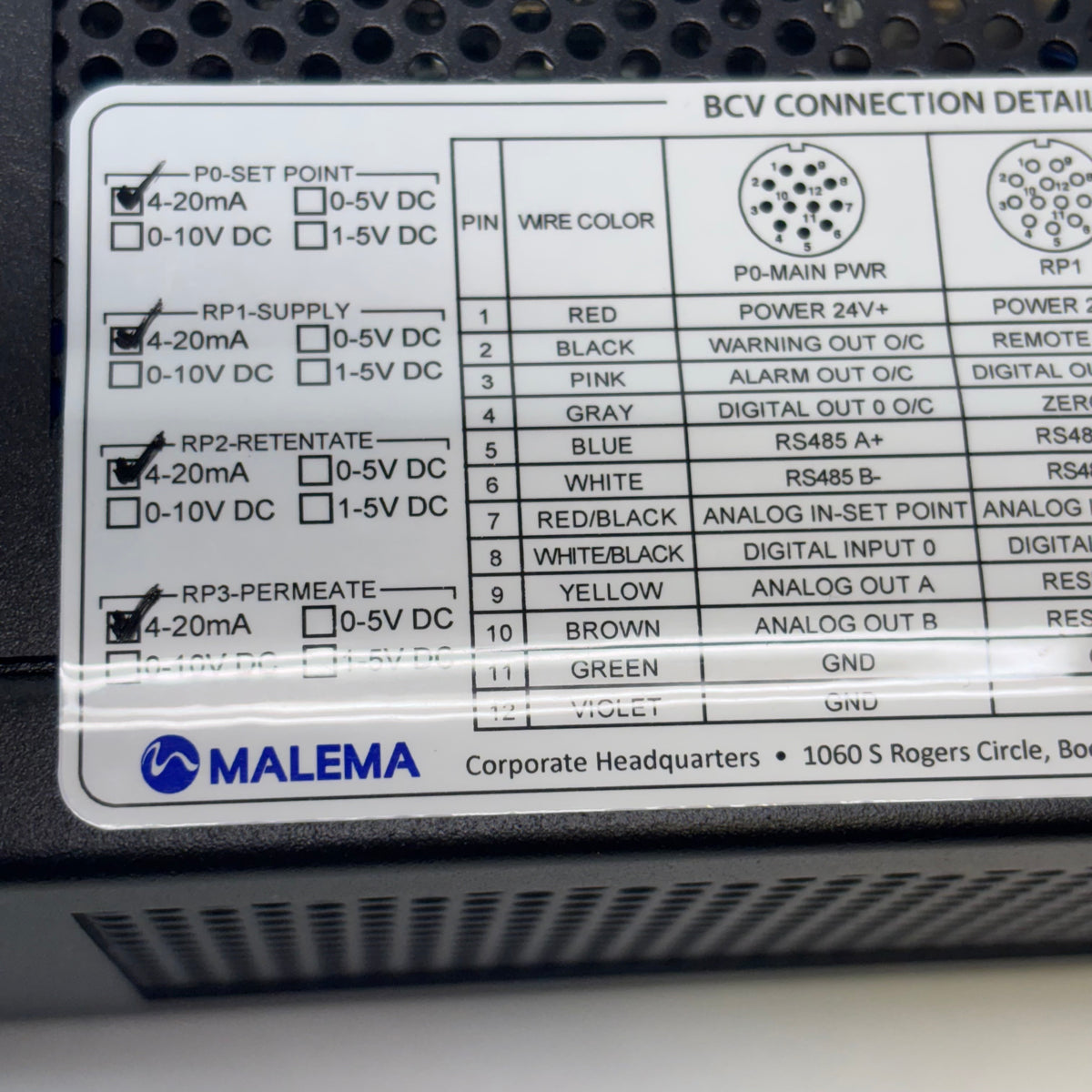 BSG BIOTECH CONTROL VALVE KIT BCV-980