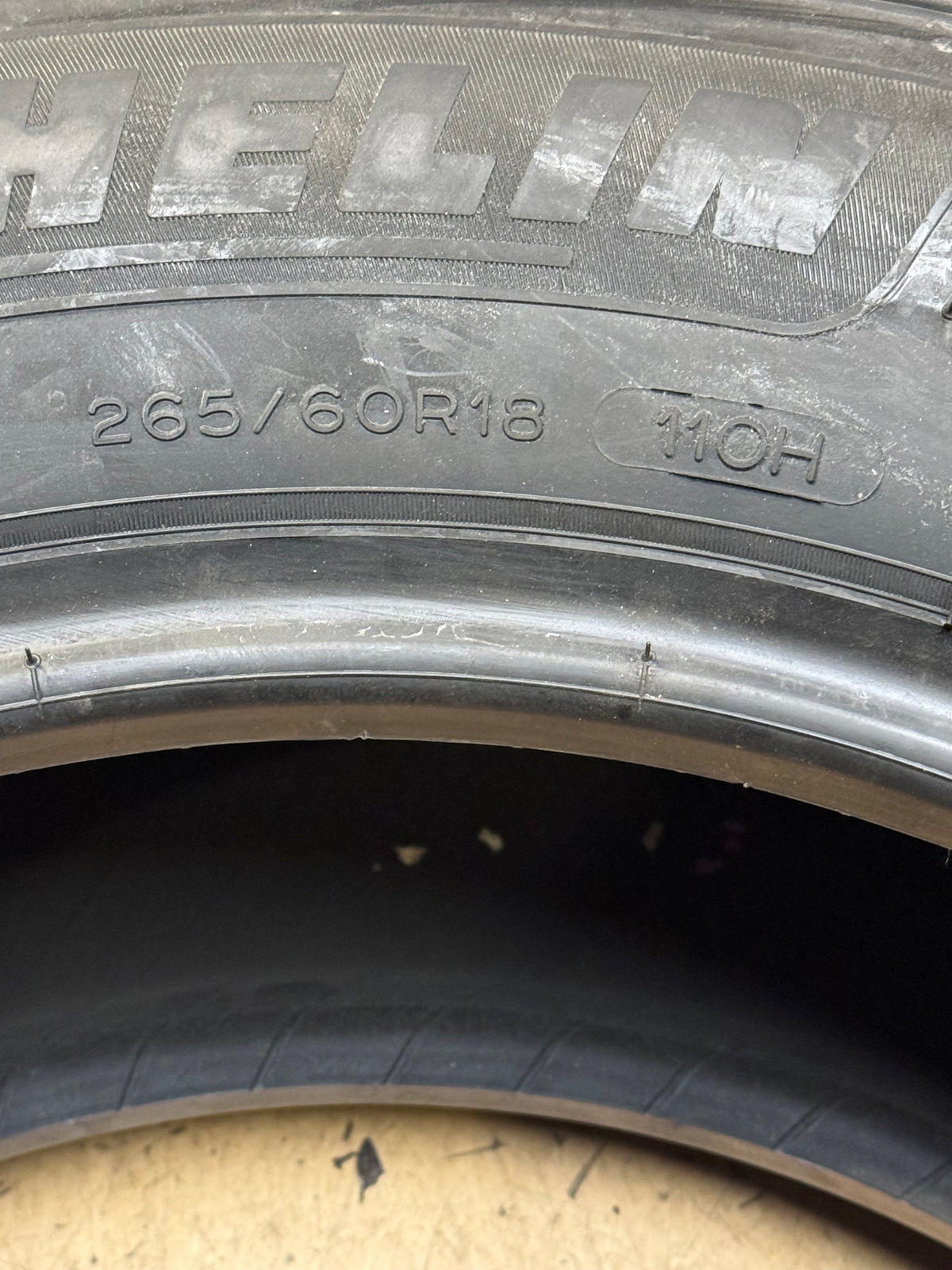 MICHELIN PRIMACY XC BSW P 265 60 18 110H ALL TERRAIN TIRE 21293