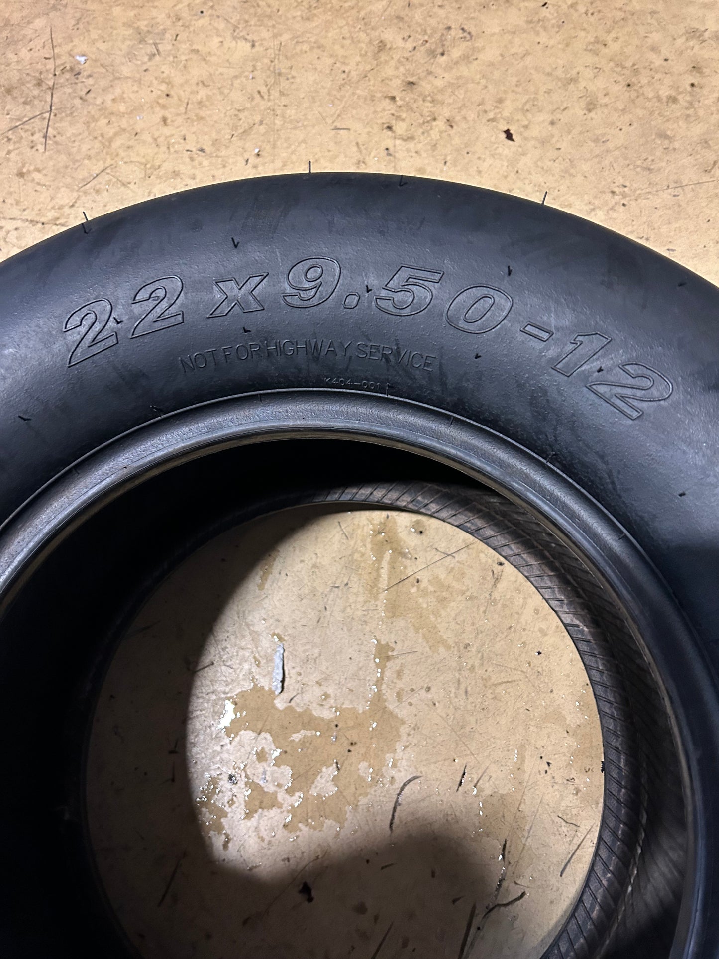 KENDA K404 BSW 22 9.5 12 4PLY LAWN TIRE KK404