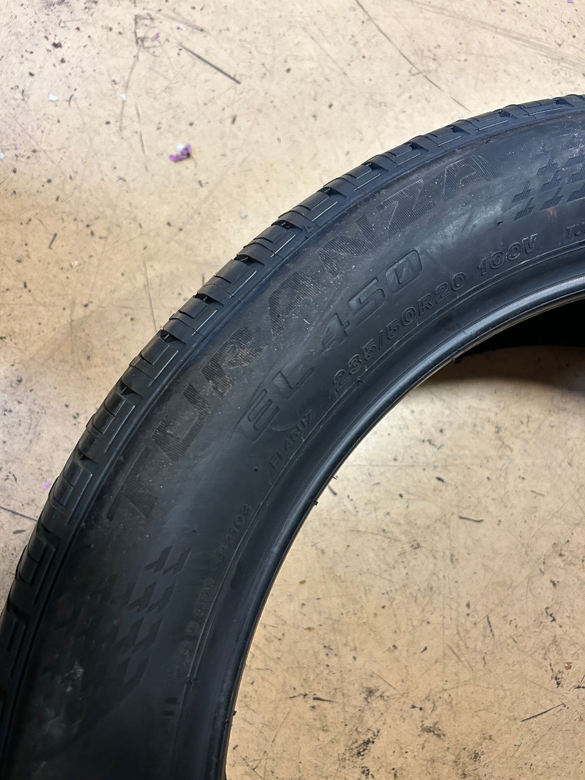 BRIDGESTONE TURANZA EL450 BSW P 235 50 20 100V ALL SEASON TIRE 014805