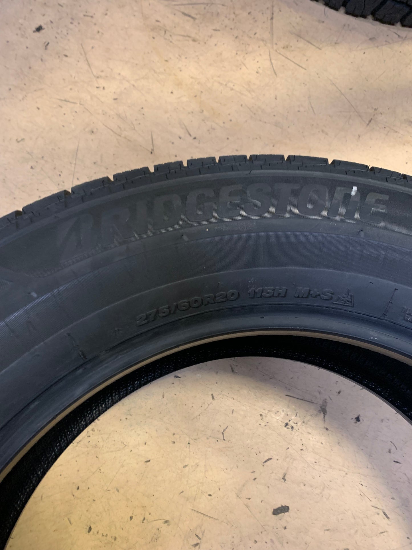 BRIDGESTONE WEATHERPEAK BSW P  275 60 20 115H ALL WEATHER TIRE 014261