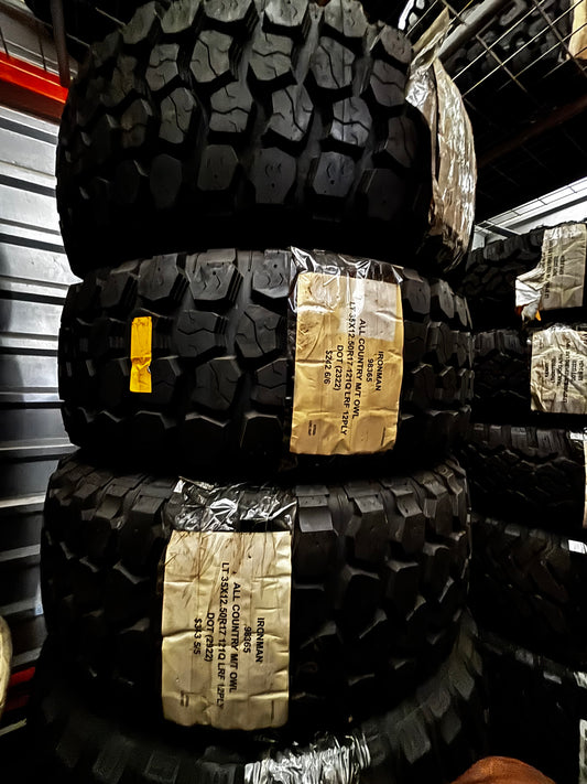 (TODO) IRONMAN ALL COUNTRY MT OWL LT 35 12.5 17 121Q LRF 12PLY MUD TERRAIN TIRE 98365