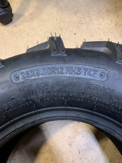 CARLISLE ACT HD BSW AT 26 9 12 6PLY 74F ATV/UTV TIRE 560465