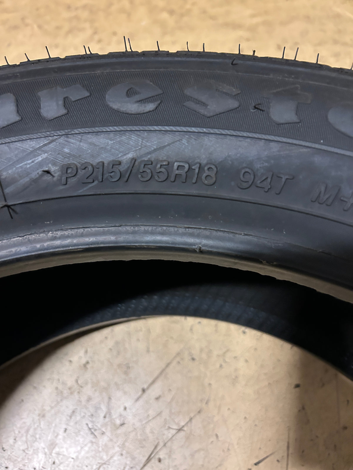 2 NOS FIRESTONE FIREHAWK GTA-03 BSW P 215 55 18 94T ALL SEASON TIRE 043495