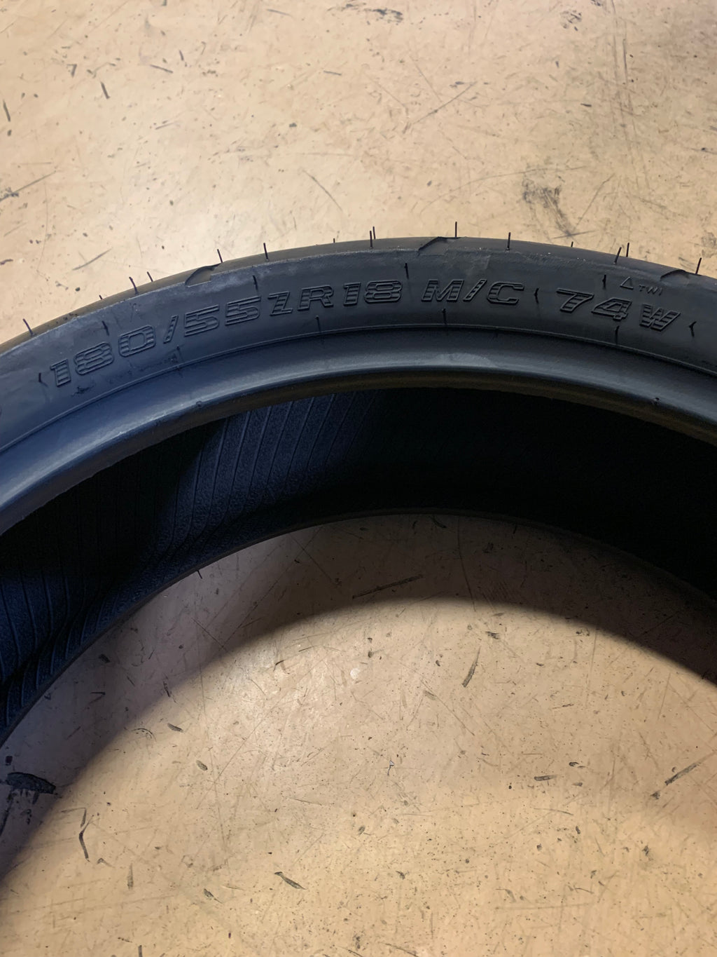 SHINKO STEALTH R003 BSW  180 55 18 74W REAR MOTORCYCLE TIRE 874005