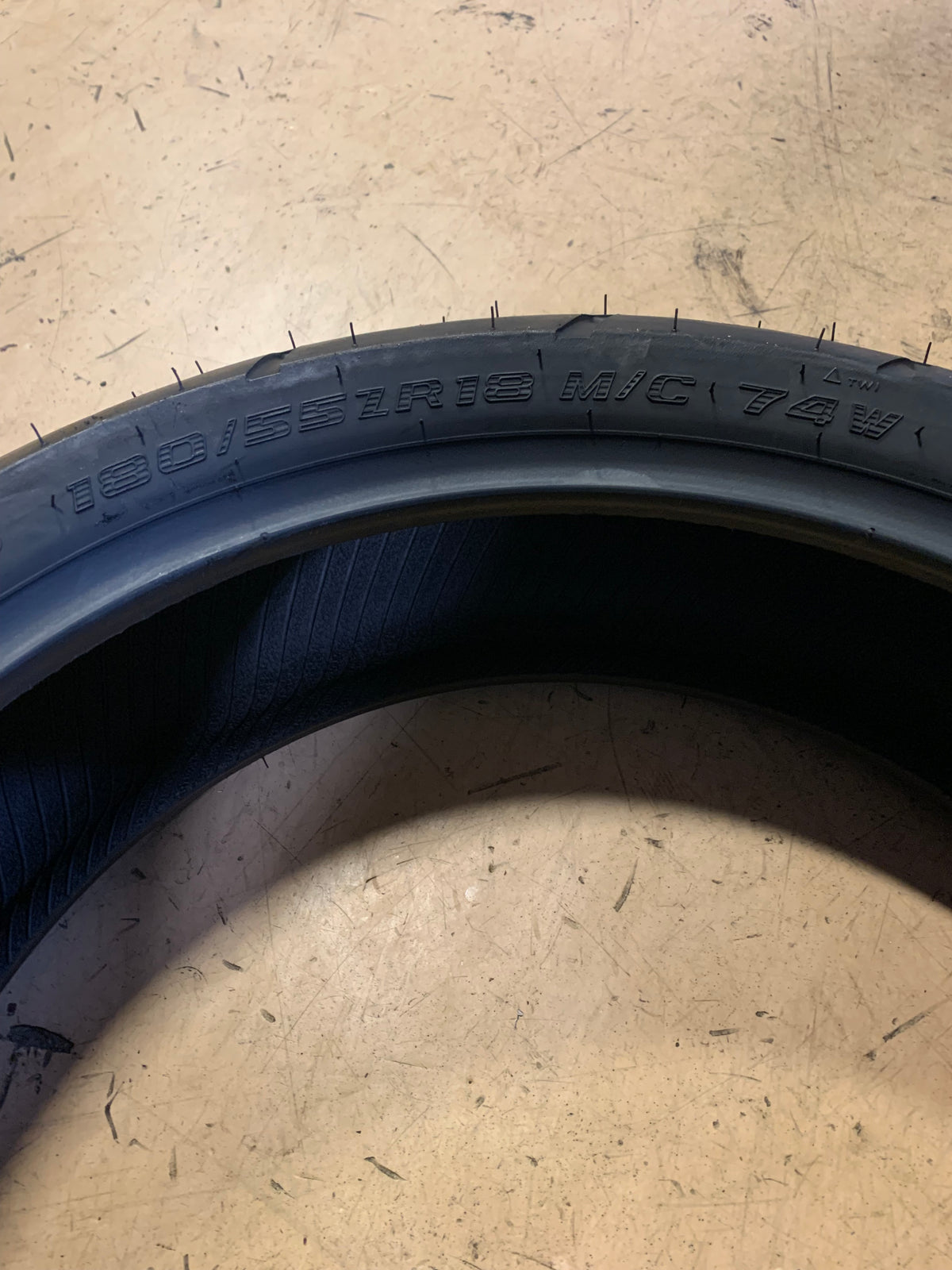 SHINKO STEALTH R003 BSW  180 55 18 74W REAR MOTORCYCLE TIRE 874005