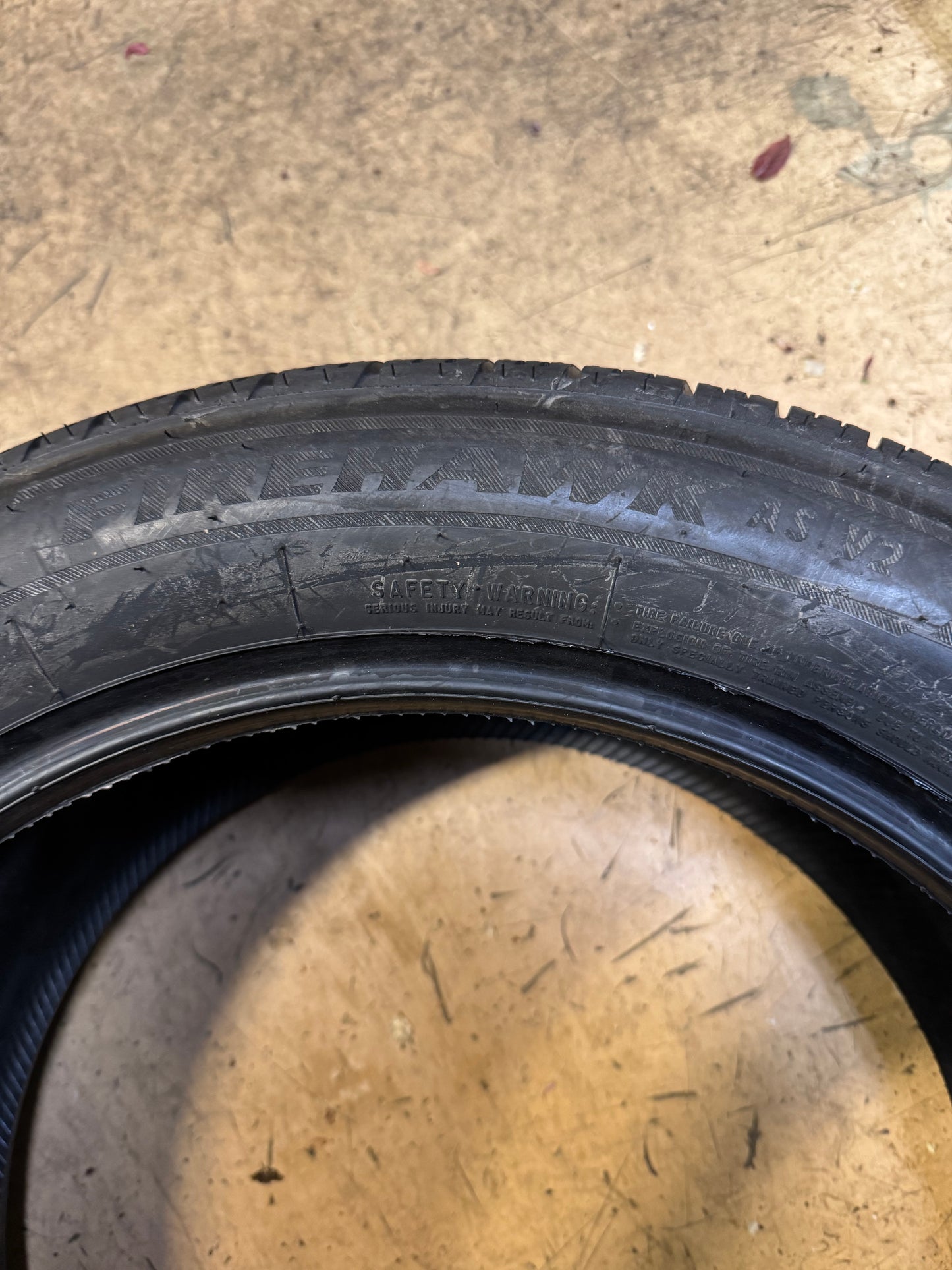 FIRESTONE FIREHAWK AS V2 BSW P 245 50 18 100W UHP ALL SEASON TIRE 013408