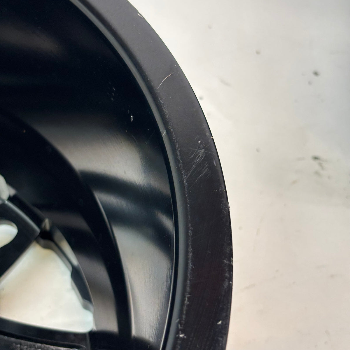 2 TUSK TD672 BLACK MATTER WHEELS 15X7 ET 30 4X6-1/4