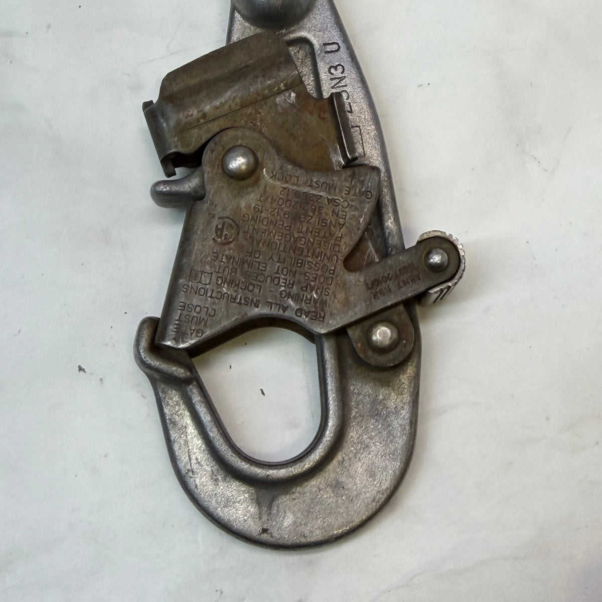 USED DBI-SALA SEALED-BLOK SELF-RETRACTING LIFELINE 3400922, 50 FT, SILVER