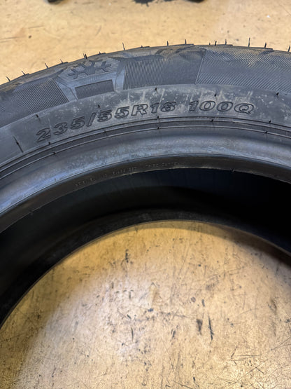 2 NOS NEXEN WINGUARD ICE SUV BSW P 235 55 18 100Q WINTER TIRE 13930NXK