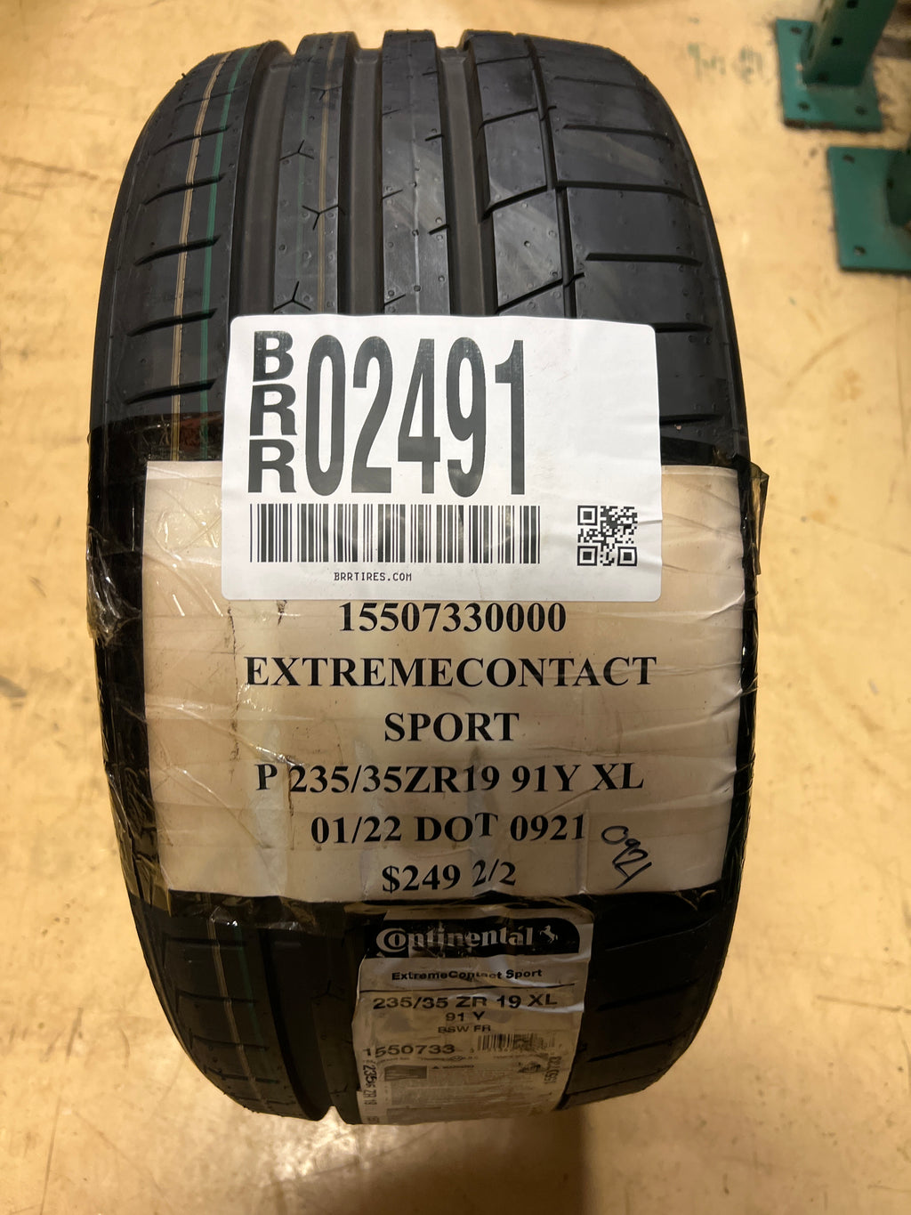 2 NEW CONTINENTAL EXTREMECONTACT SPORT P  235 35 19 91Y XL UHP SUMMER TIRES 15507330000