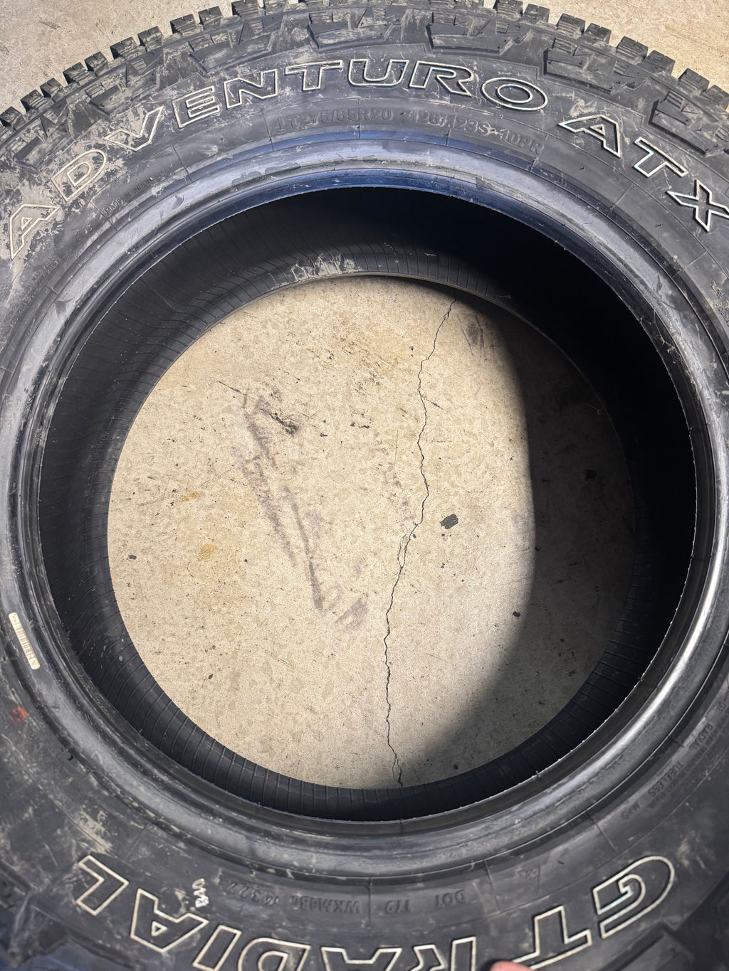 GT RADIAL ADVENTURO ATX OWL LT 275 65 20 126/123S 10PLY ALL TERRAIN TIRE AS162
