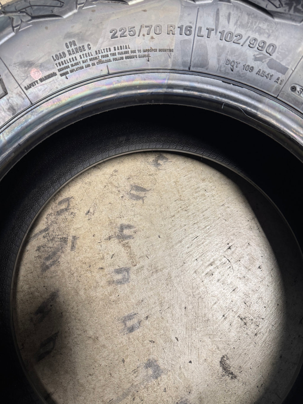 2 ACCELERA OMIKRON C/T BSW LT 225 70 16 102/99Q 6PLY ALL TERRAIN TIRE 1200055603
