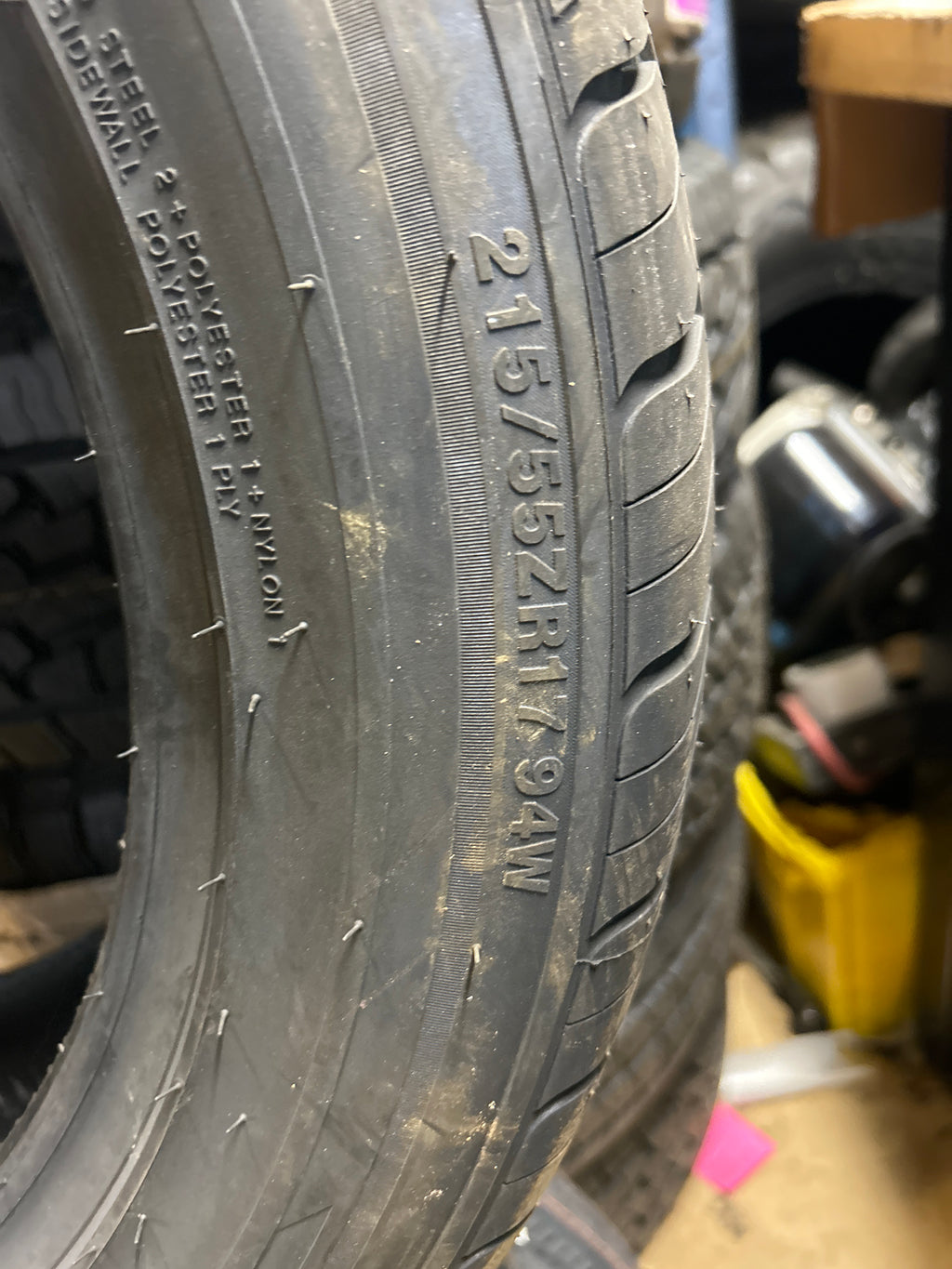 KUMHO ECSTA LX PLATINUM KU27 BSW P 215 55 17 94W TOURING TIRE 2104603
