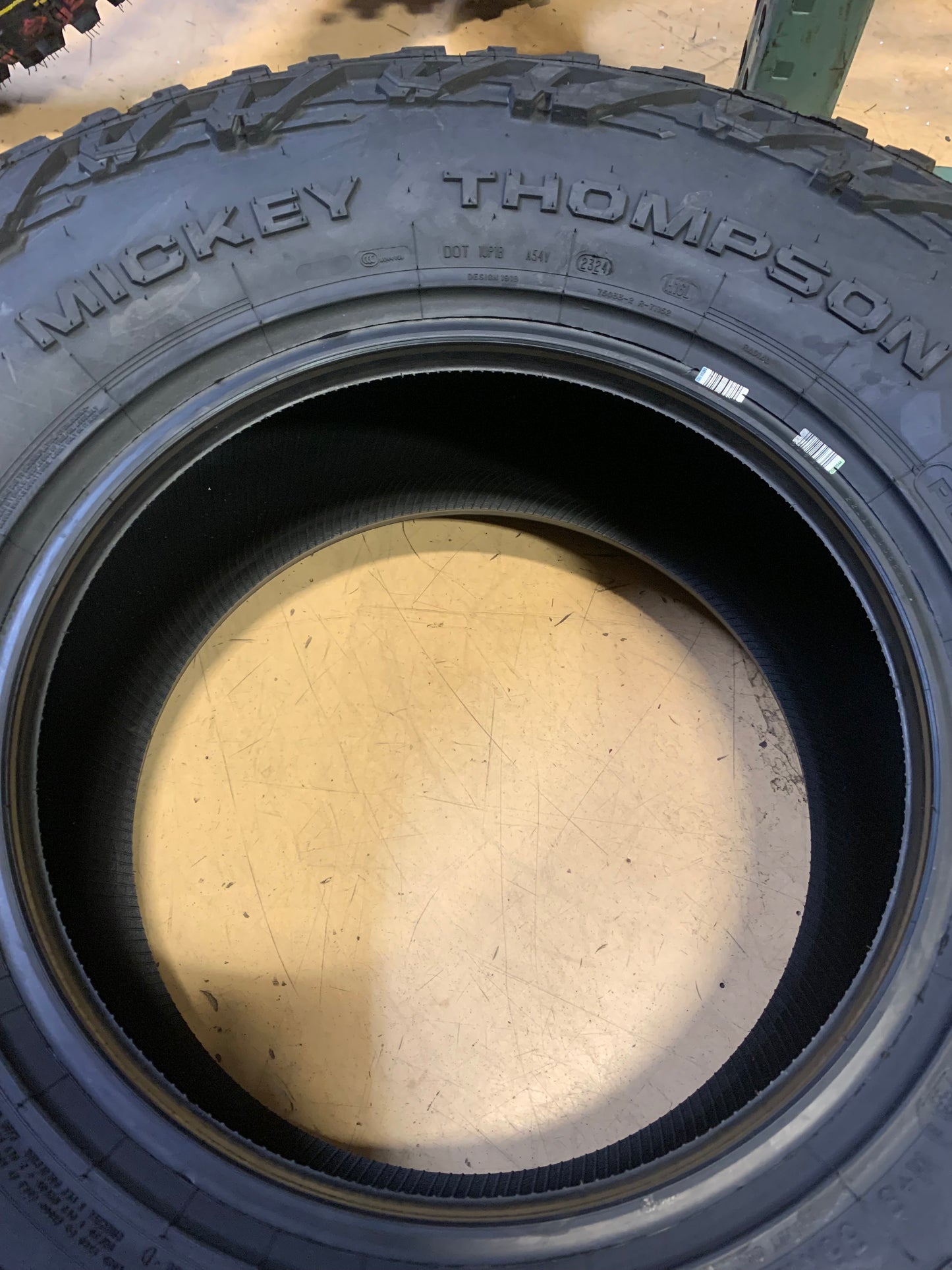 2 MICKEY THOMPSON BAJA BOSS A/T BSW LT 35 12.5 17 119Q LRD 8PLY ALL TERRAIN TIRES 331309001