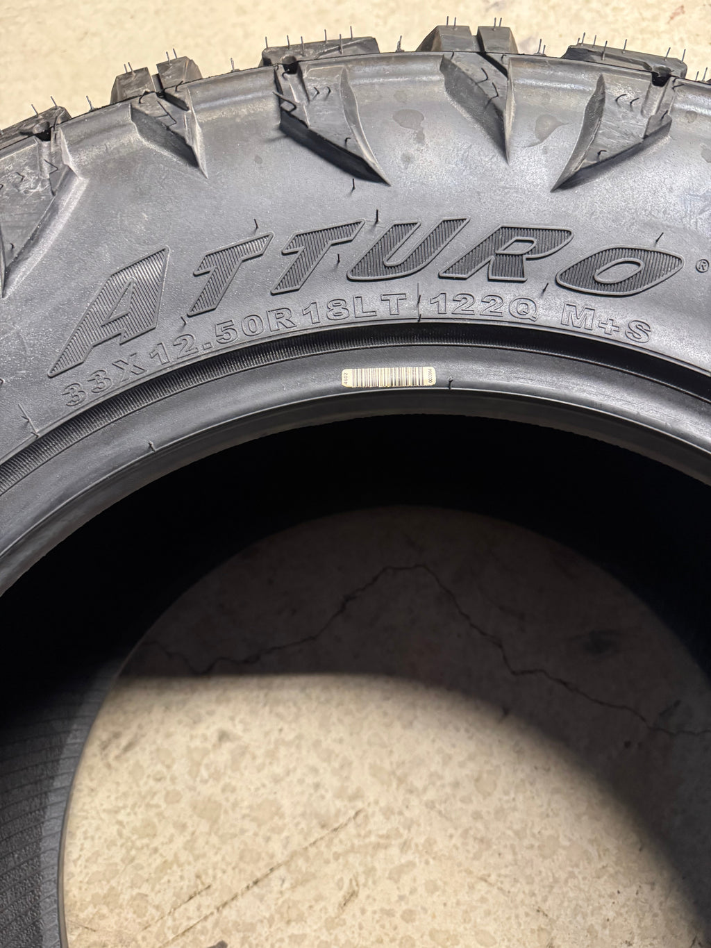 ATTURO TRAIL BLADE MTS BSW LT 33 12.5 18 112Q 12PLY MUD TERRAIN TIRE 11003
