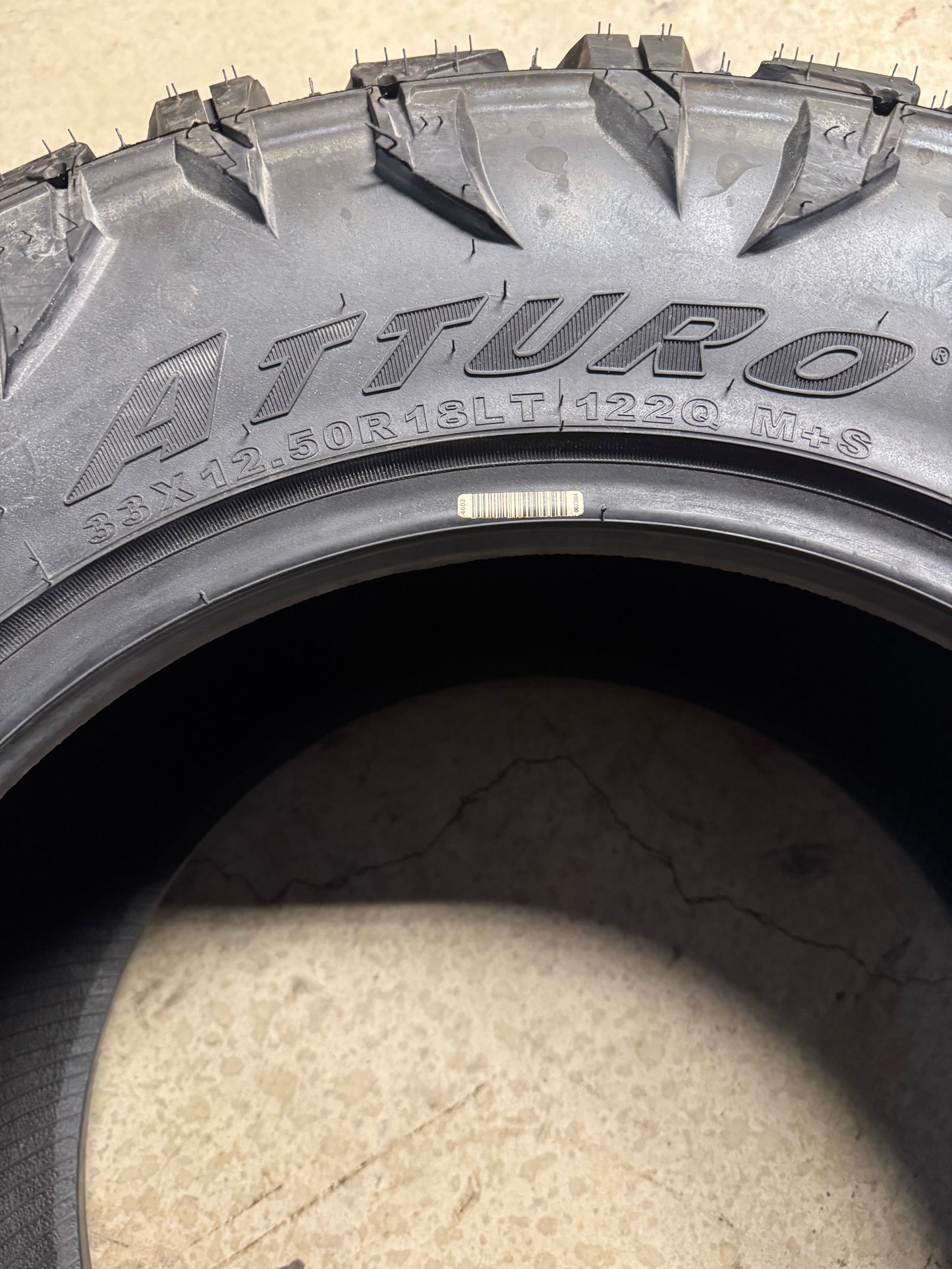 ATTURO TRAIL BLADE MTS BSW LT 33 12.5 18 112Q 12PLY MUD TERRAIN TIRE 11003