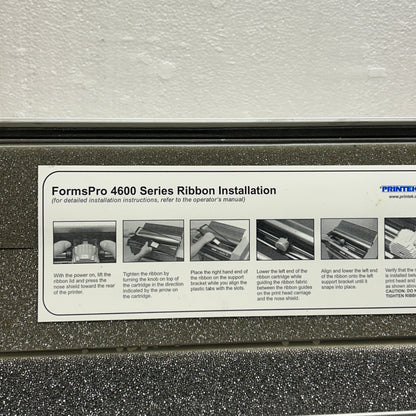 USED PRINTEK FORMSPRO 4600 DOT MATRIX PRINTER 92361