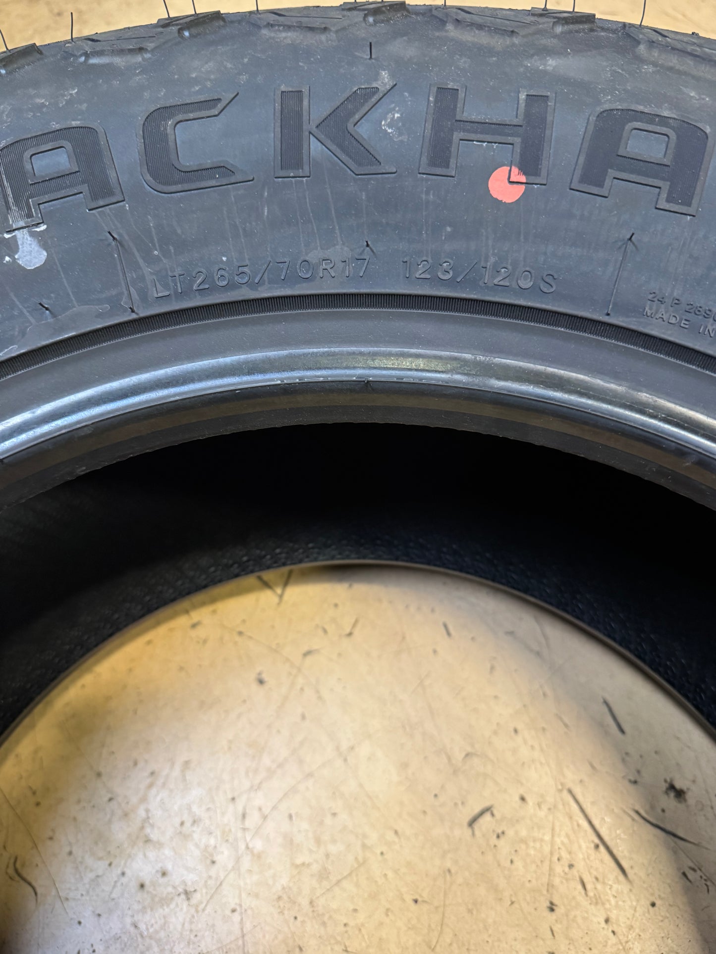 BLACKHAWK RIDGECRAWLER A/T BSW LT 265 70 17 123/120S 10PLY ALL TERRAIN TIRE 4120868V