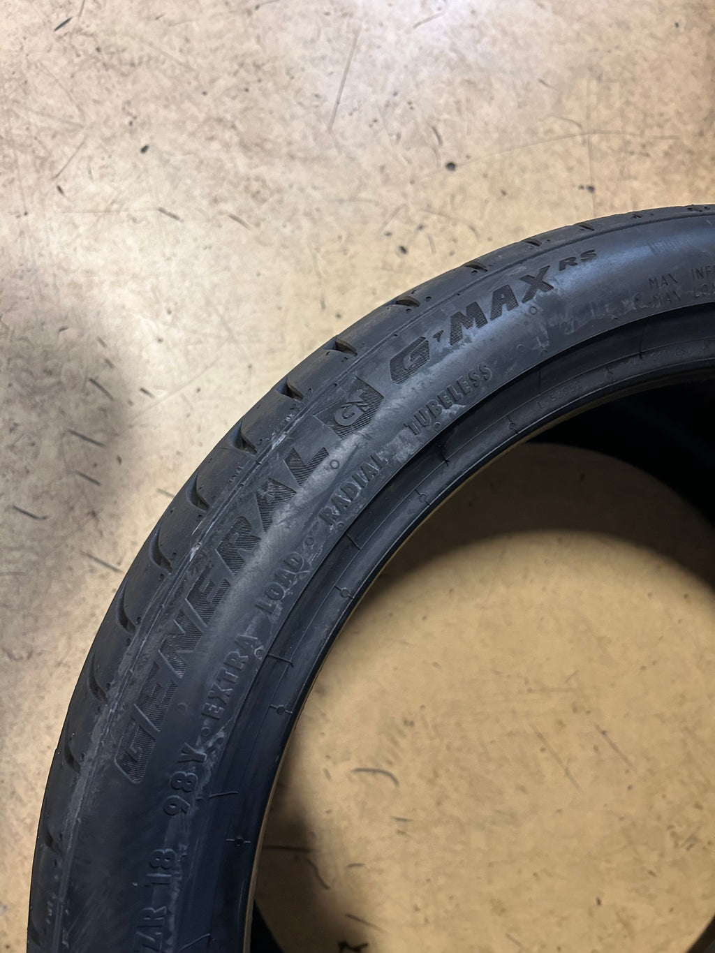 GENERAL G-MAX RS BSW P 295 30 18 98Y XL UHP TIRE 15492930000