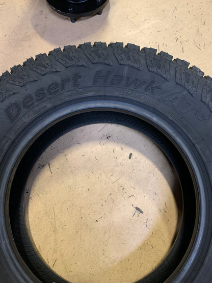 2 ACHILLES DESERT HAWK AT3 BSW LT 235 80 17 120/117R 10PLY ALL TERRAIN TIRE ADK95