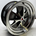 LEGENDARY WHEEL CO. STYLED ALLOY WHEEL 17"X8" CHARCOAL/MACHINED 5X114.3 ET7.4