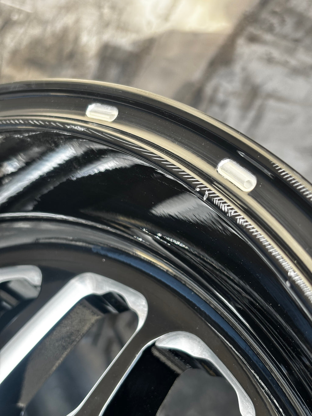 FUEL TRITON UTV 16X7 ET13 4X156 GLOSS BLACK MILLED D5811670A544