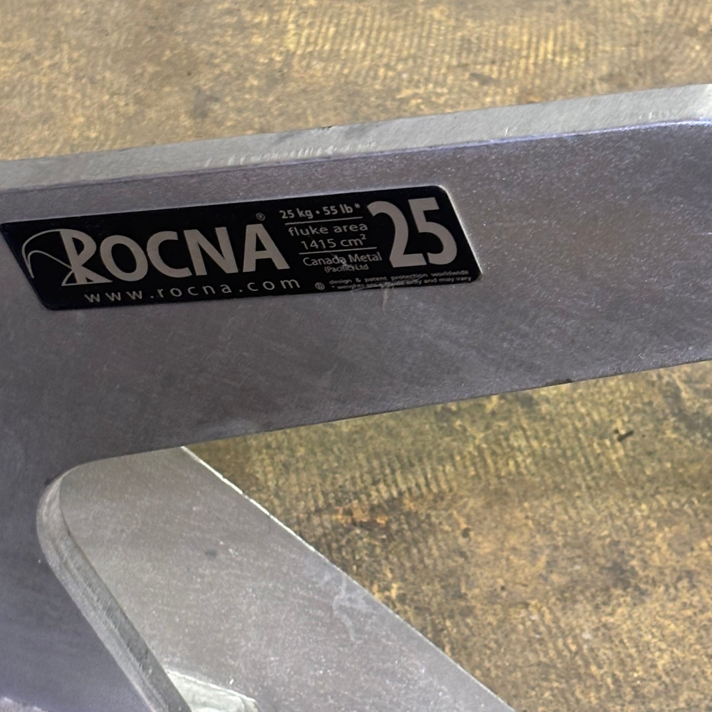 ROCNA GALVANIZED FIXED SHANK SCOOP ANCHORS 55LBS ROCORG025GS