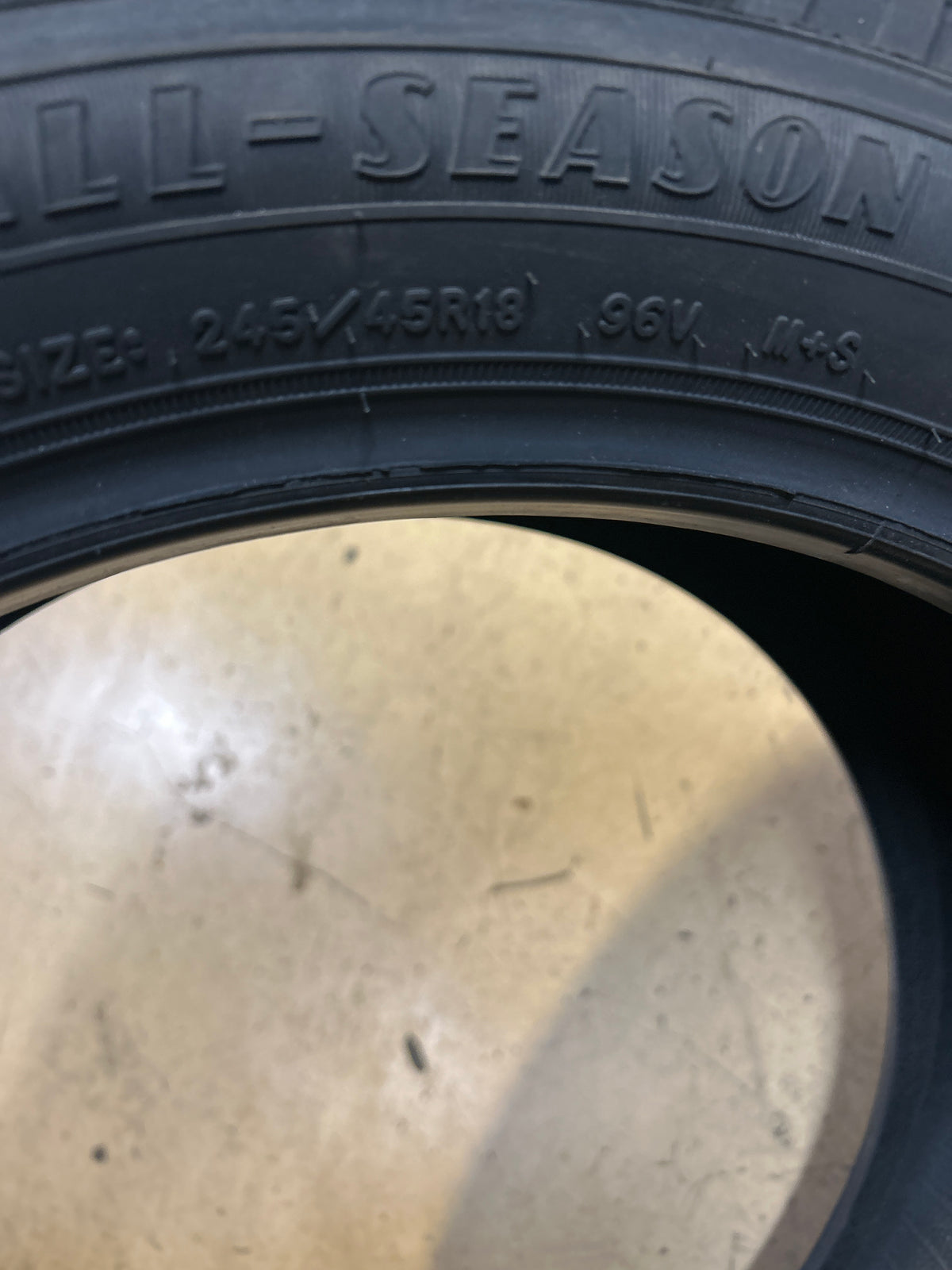 GOODYEAR RELIANT BSW P 245 45 18 96V ALL SEASON TIRE 682068597