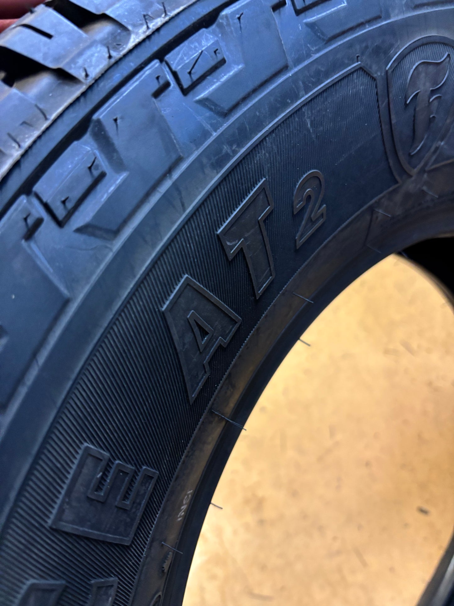 FIRESTONE TRANSFORCE AT2 BSW LT 275 70 18 125/122R 10 PLY ALL TERRAIN TIRES 013989
