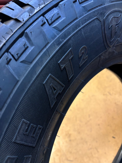 FIRESTONE TRANSFORCE AT2 BSW LT 275 70 18 125/122R 10 PLY ALL TERRAIN TIRES 013989