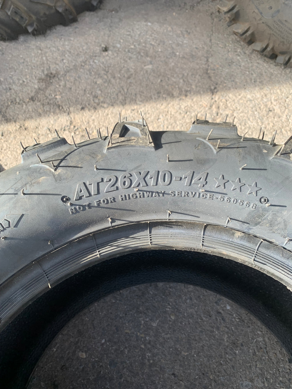 NOS CARLISLE AT489 II BSW AT 26 10 14 ATV UTV TIRE 560568