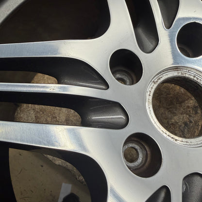 USED PORSCHE 997 TURBO 19X8.5 ET56 5X130 GUNMETAL GRAY MACHINED FACE 997 352 156 05