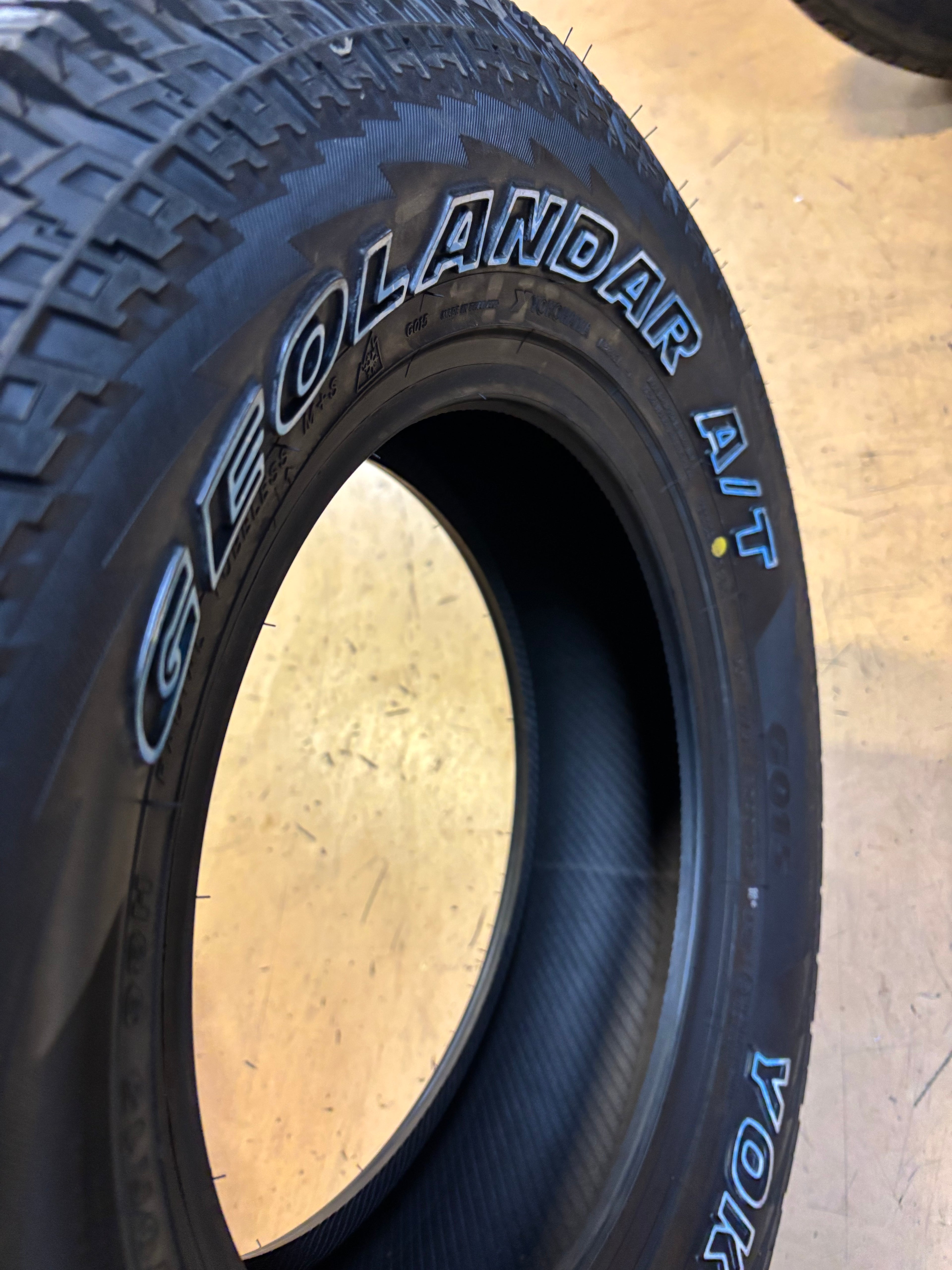 2 YOKOHAMA GEOLANDAR A/T GO15 OWL P 215 70 15 98H ALL TERRAIN TIRE 110101581