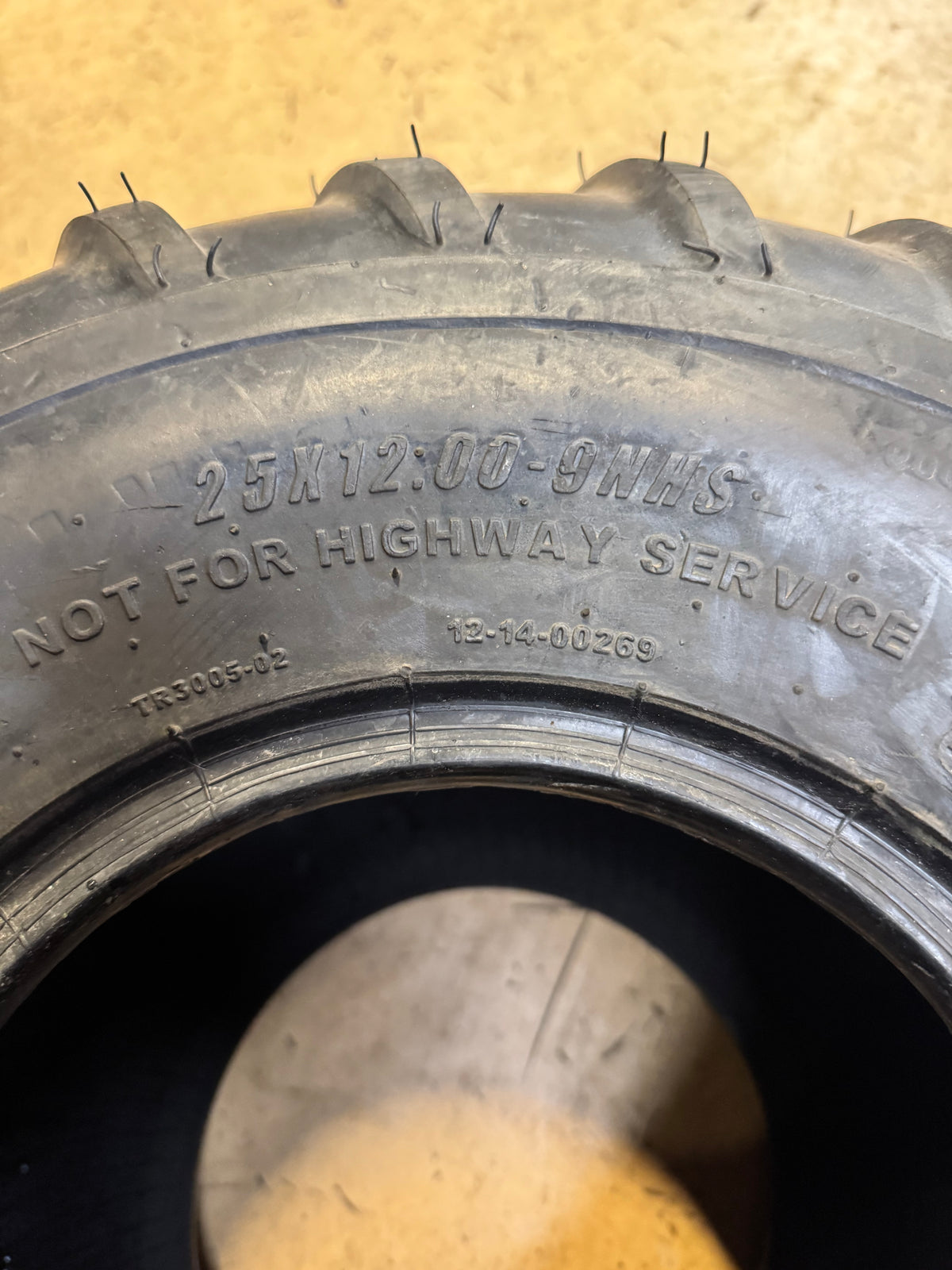 NOS DIXIE CHOPPER TURF BOSS III BSW AT 25 12 9 4PLY ATV/UTV TIRE 97200DC