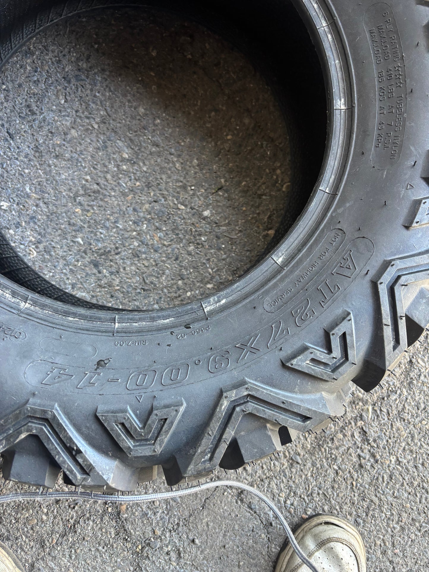 WANDA / JOURNEY P350 BSW P 27 9 14 6PLY ATV/UTV TIRE 10385