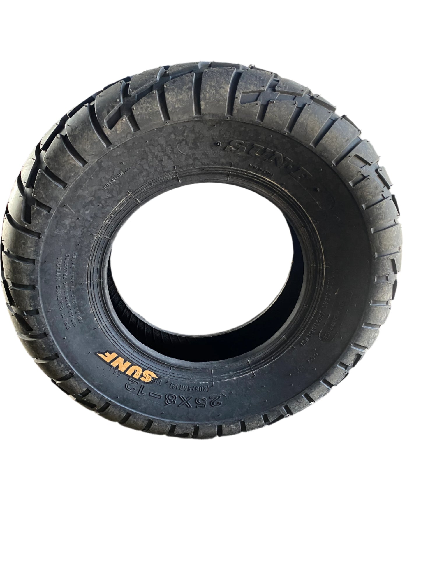 NOS SUNF A021  25 8 12 65J 6PLY ATV/UTV TIRE 250812