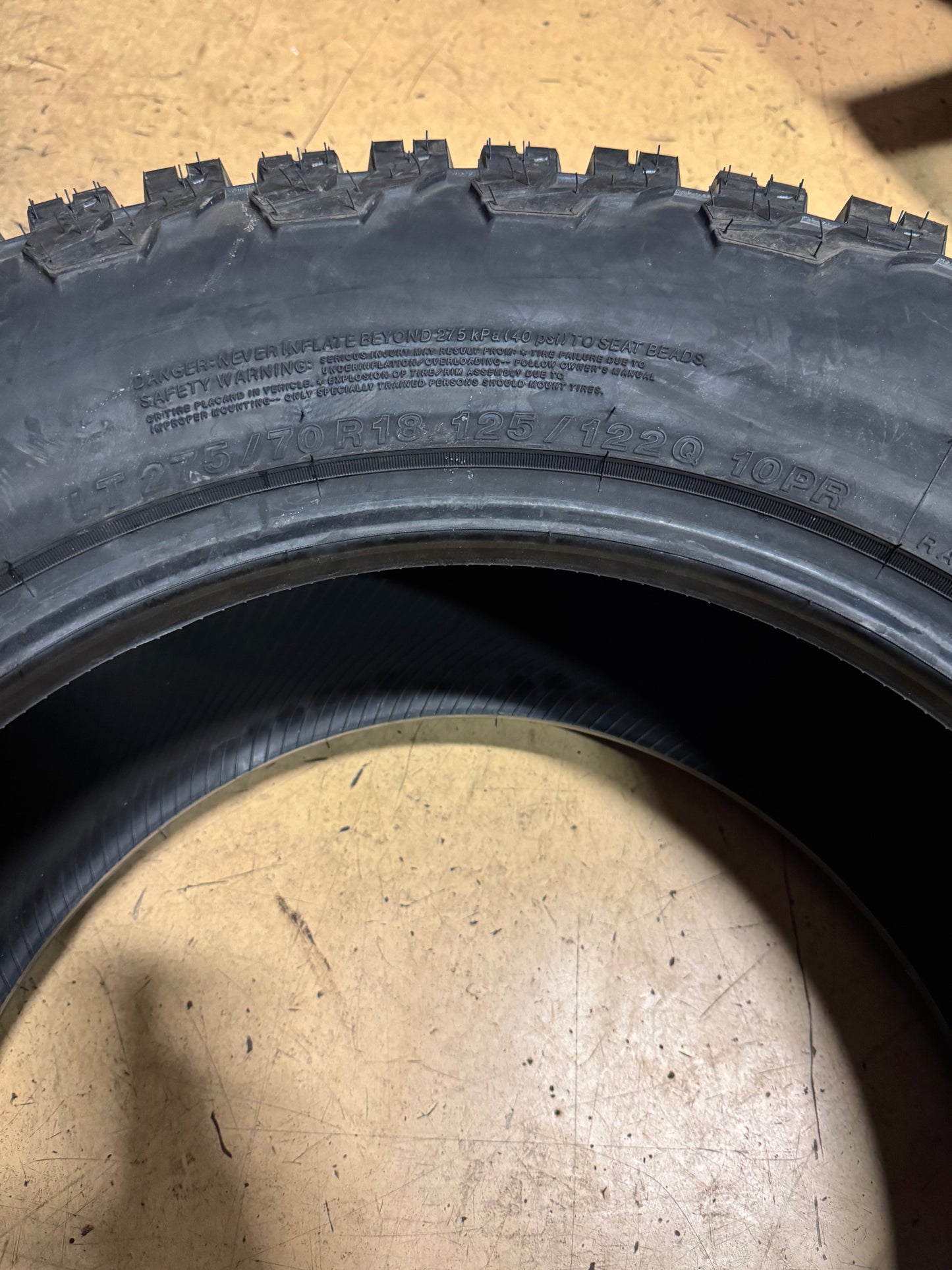 YOKOHAMA GEOLANDER A/T XD BSW LT 275 70 18 125/122Q 10PLY ALL TERRAIN TIRE 110117116