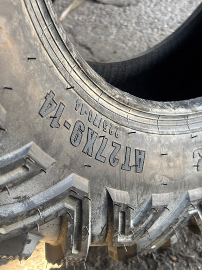 SUNF A033 POWER BSW AT 27 9 14 65J 6PLY ATV/UTV TIRE 270914