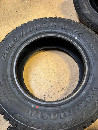 YOKOHAMA GEOLANDAR A/T4 G018 BSW P 265 65 17 112T ALL TERRAIN TIRE 110101907