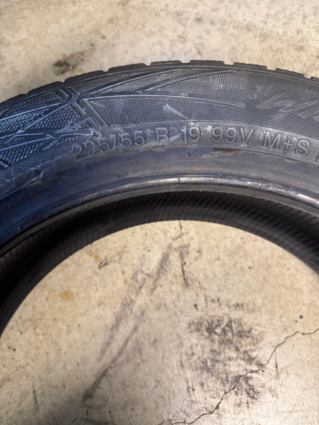 2 VREDESTEIN WINTERTRAC PRO BSW P 225 55 19 99V TIRE AP22555019VWPRA02