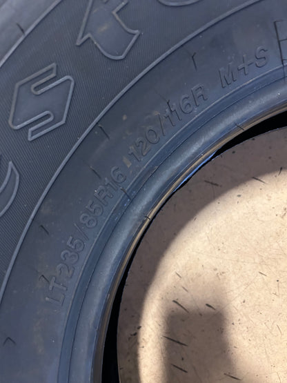 FIRESTONE TRANSFORCE AT2 BSW LT 235 85 16 120/116R 10PLY ALL TERRAIN TIRE 000179