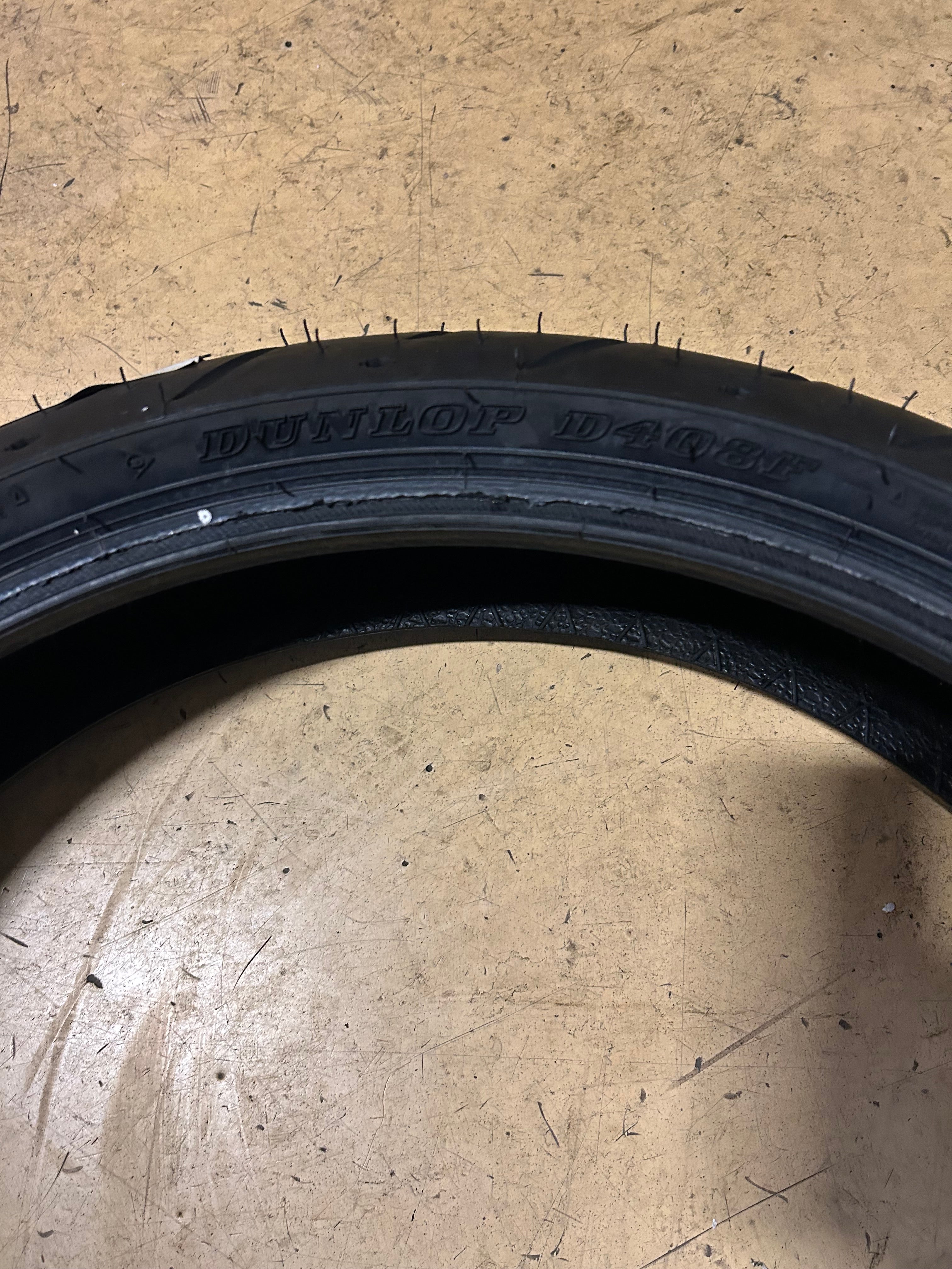 DUNLOP D408F BSW 130 60 19 61H FRONT MOTORCYCLE TIRE 45049271